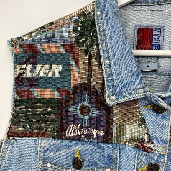 SUN BELT DENIM CO. — Tapestry Trucker Vest — NEW with TAGS (NWT) - Picture 7 of 7